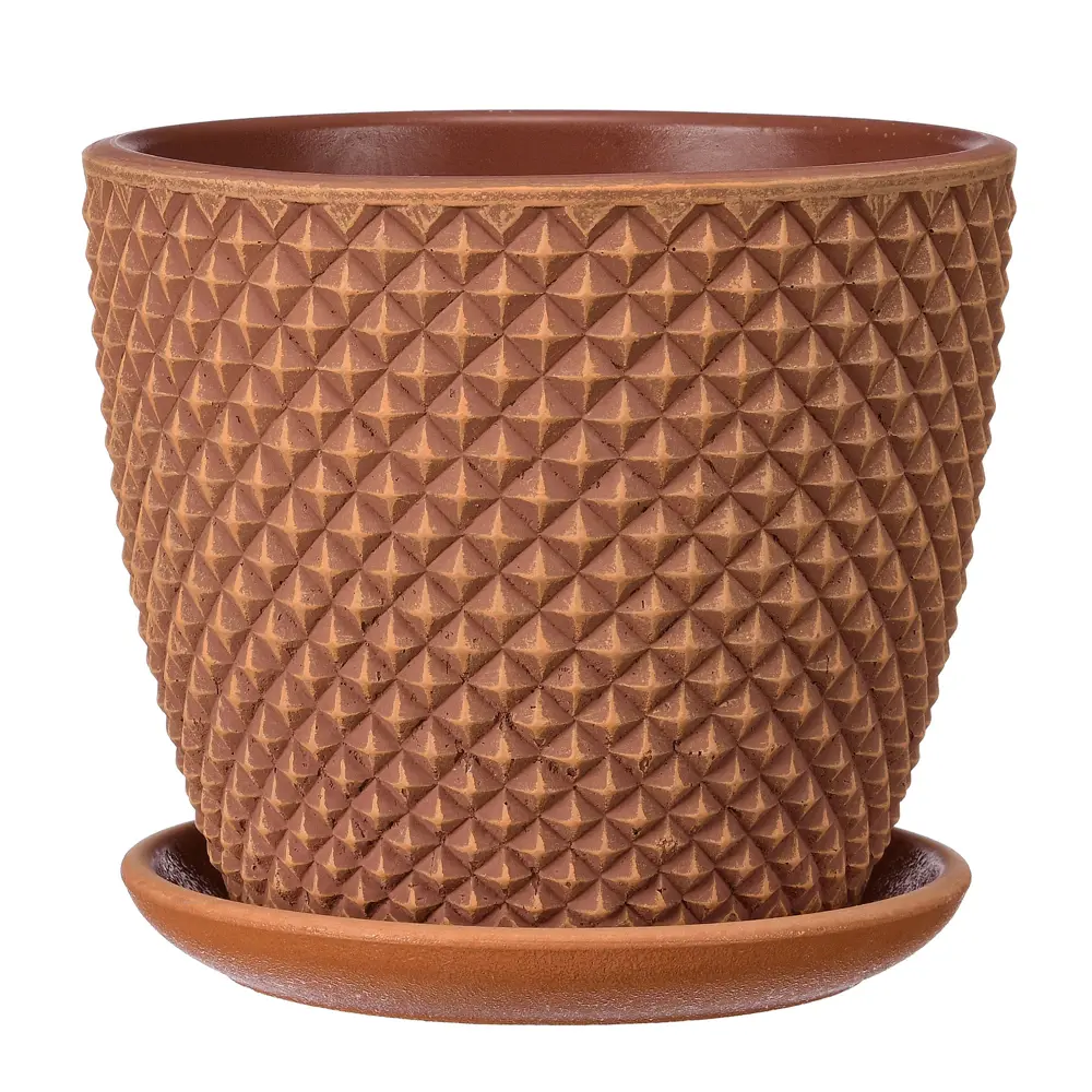 Santreyd Горшок Грань Бутон 3 - керамический кашпо для растений 89351674 КБ-Б3-217-08 STLM-0965393