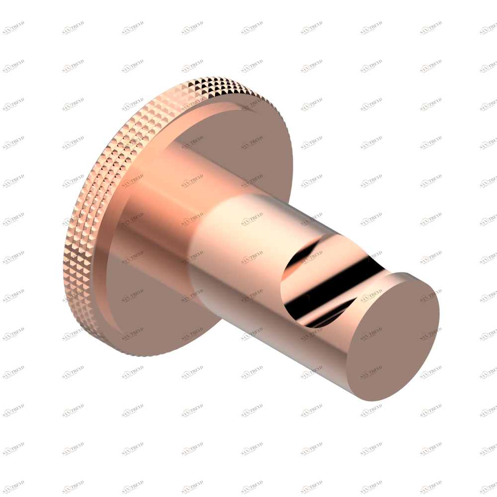 G9C-517 Крючок для халатов одинарный Thg-paris System métal diamant Blush PVD G9C-517 CAT.F