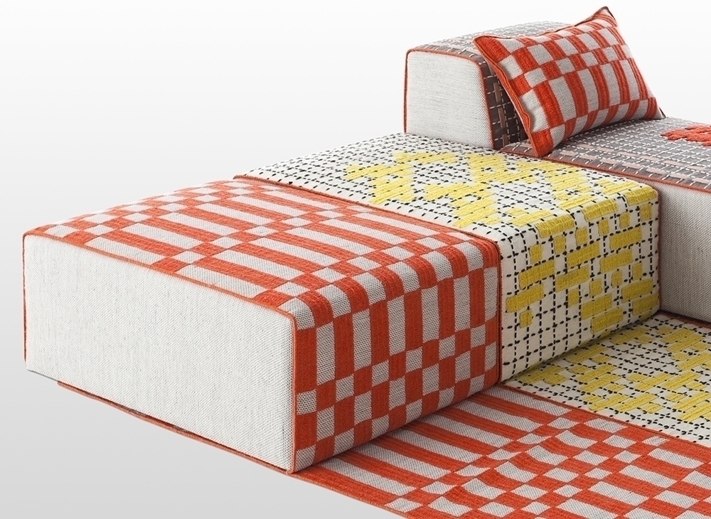 100247 Пуф большой C Yellow GAN Bandas - Вид №2