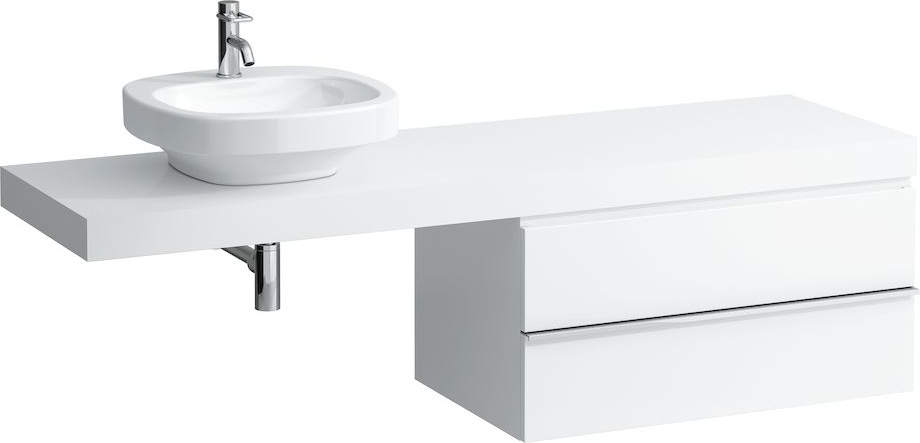 H4051620754631 Столешница 1800мм с вырезом слева, включает 3 консоли LAUFEN PRO - Вид №4