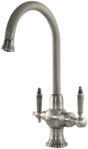 Смеситель ZorG Sanitary ZR 352 YF SATIN для кухонной мойки, сталь