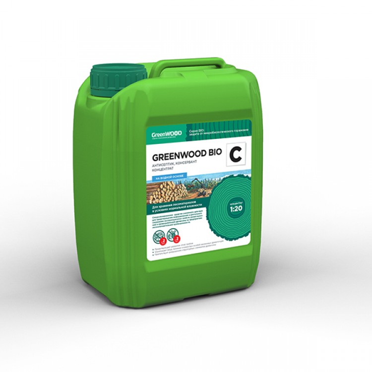GWВ-СK/05 GreenLAB GREENWOOD BIO C Концентрат 1:20, 5 л, Антисептик, концентрат 