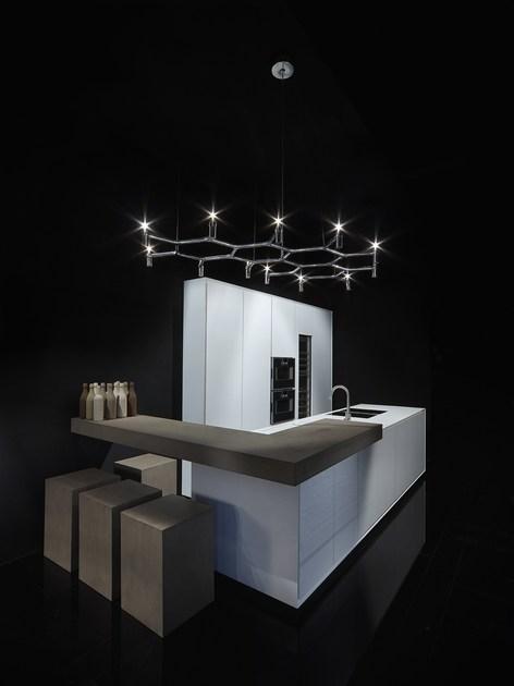 RIFRA Кухня из Corian® с островом One sun-id-1346209 - Вид №1