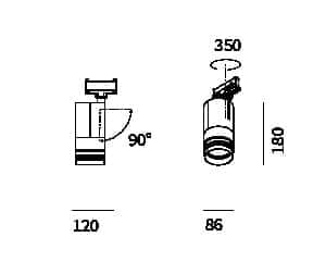 Заливка формы алюминия Сид освещения следа Lucifero's радужная оболочка ARCH-00136358 - Вид №8