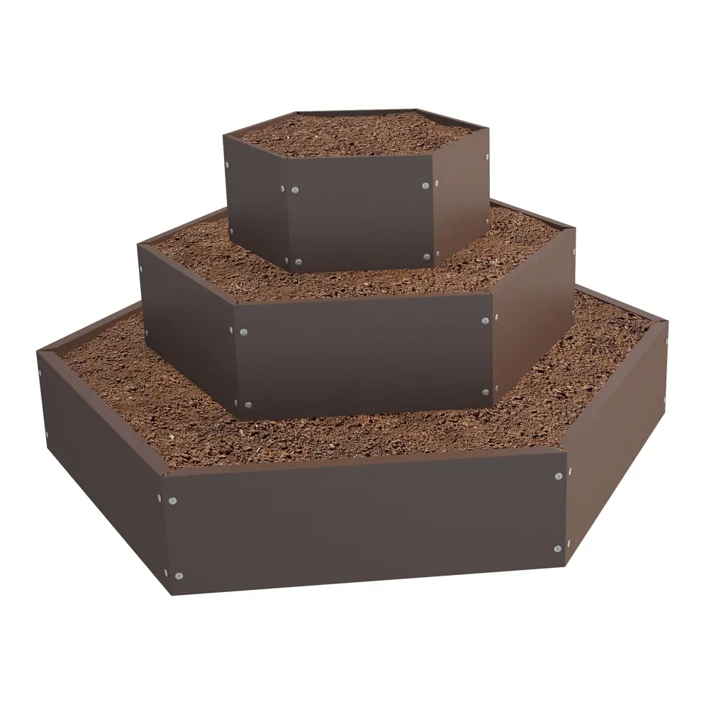 Santreyd Шестиугольная клумба «Каскад» для многоуровневого сада 81967063 STLM-0966666 - Вид №4