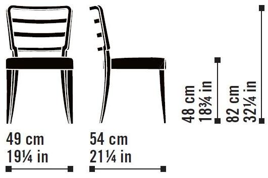Very Wood Стул из мягкой ткани Wiener sun-id-1427696 - Вид №3