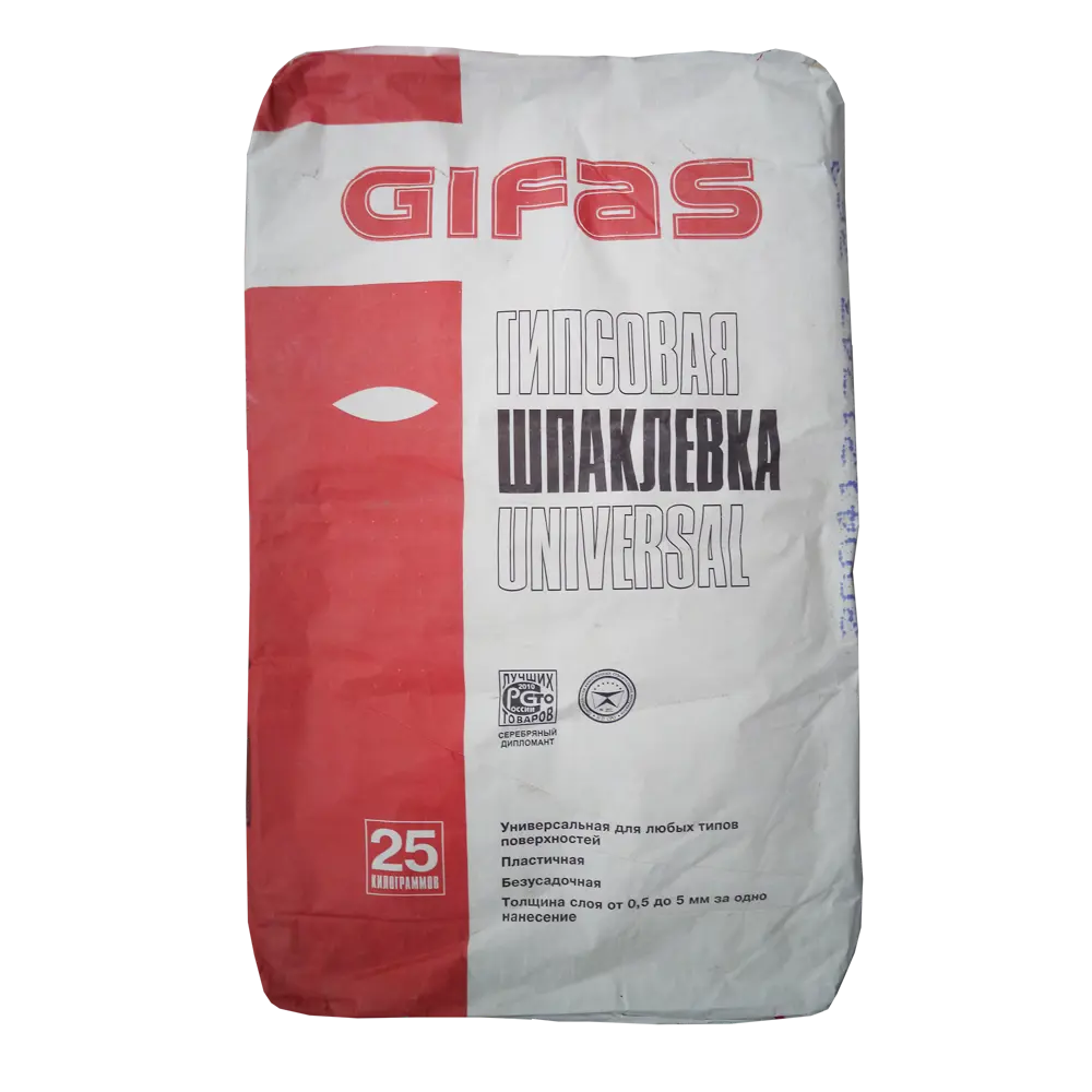 Шпаклёвка гипсовая Gifas Universal 25 кг STLM-2065235