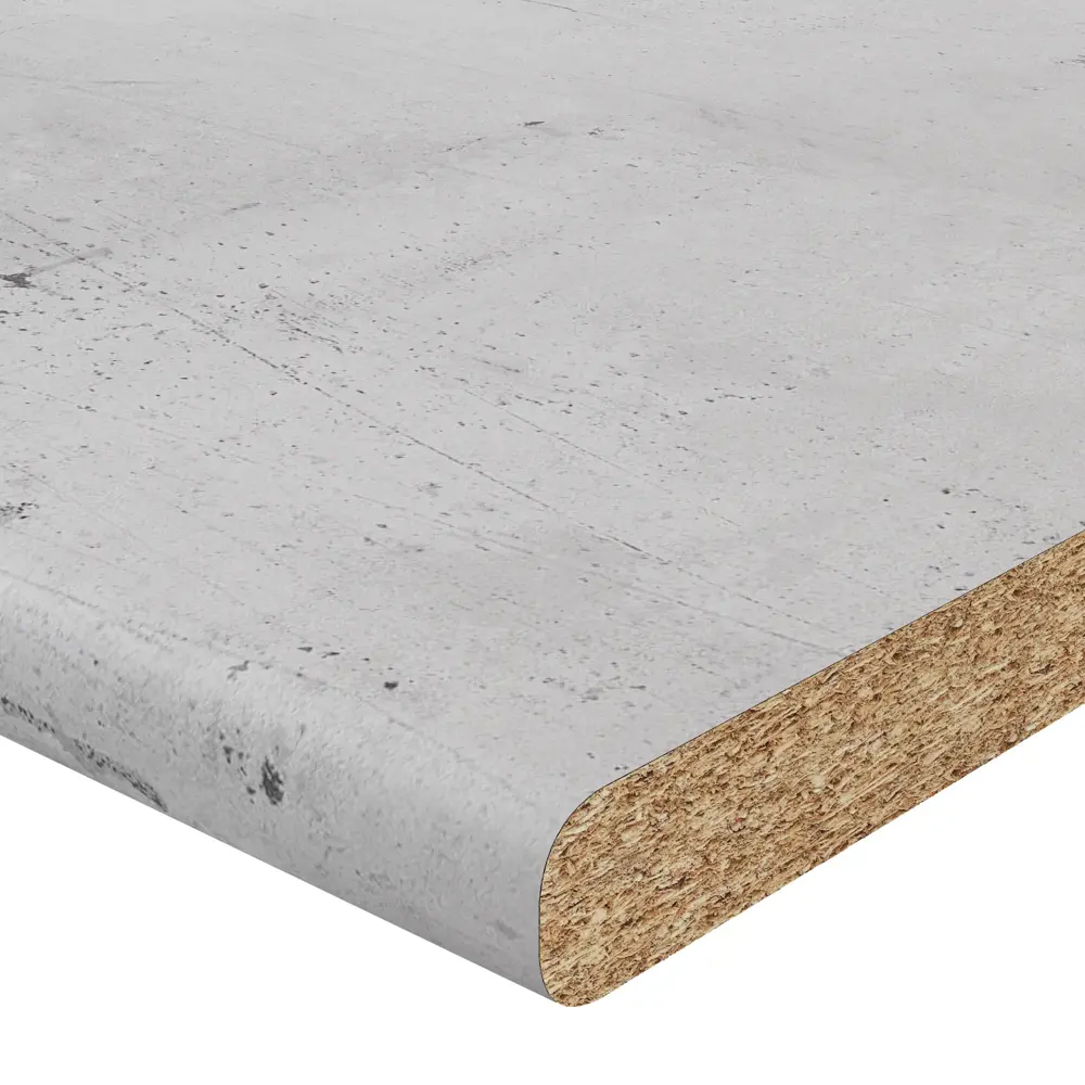 Столешница KONSENSA Фристайл 80x120x2.5 см ДСП цвет серый 89452053 STLM-2096376 ДСП Прямой угол - Вид №2