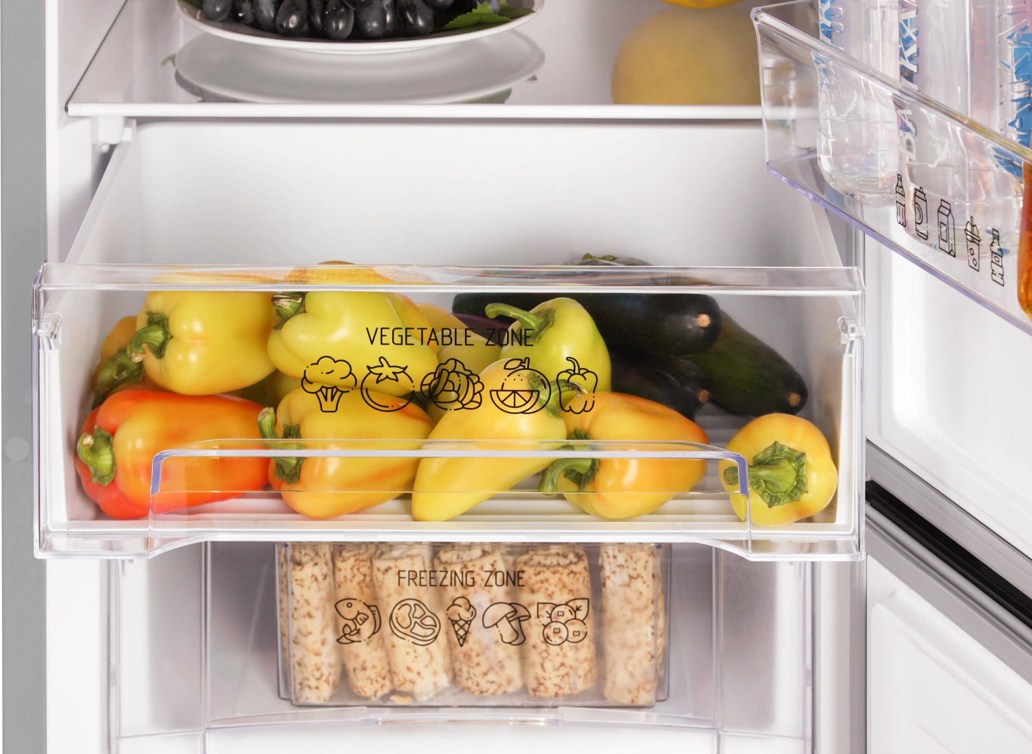 9291902 Холодильник с морозильником   NORD NRB 161NF S серебристый STDN-0077971 - Вид №3