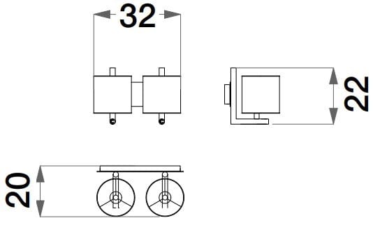 Металлический настенный светильник CPRN HOMOOD Шестое чувство ARCH-00138466 - Вид №1