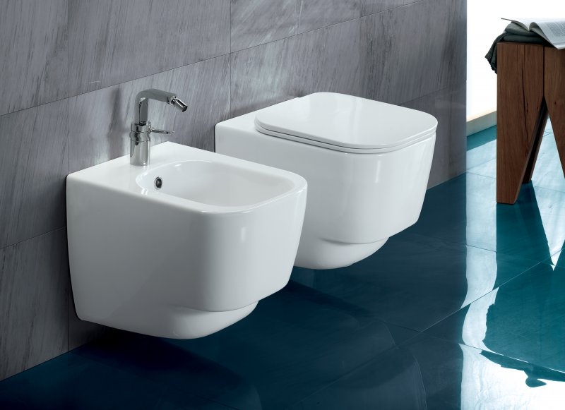 YXJ801 Fusion 48 подвесное биде на одно отверстие Hatria  - Вид №1