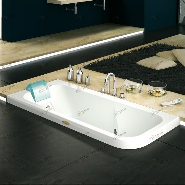 Ванна с гидромассажем "HYDRO TOP" Aquasoul Lounge встроенная 9443-560 Sx Jacuzzi 9443560SX