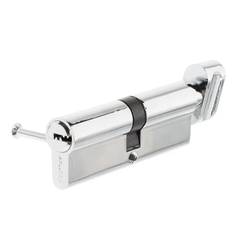 Цилиндр ключ/вертушка 45x45 хром, 2J07 90 CP PALLADIUM STLM-2200709