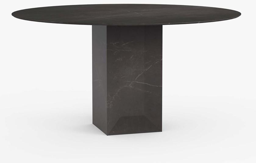 Miter Круглый обеденный стол из керамогранита Ori sun-id-1354013 - Вид №1
