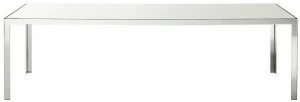 B&B Italia Прямоугольный стол из стали и стекла The table