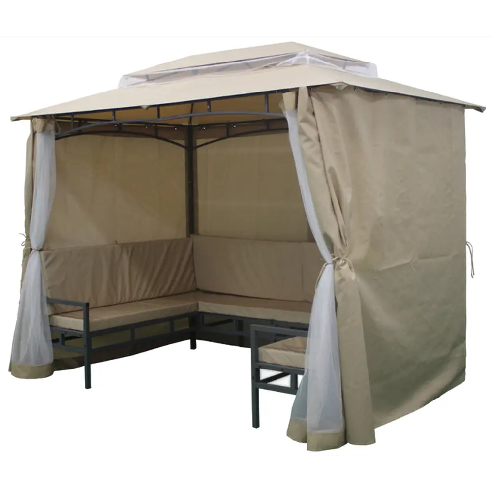 Santreyd Садовый шатер с москитной сеткой и скамьями для отдыха на природе 18018268 STLM-0009265 - Вид №1