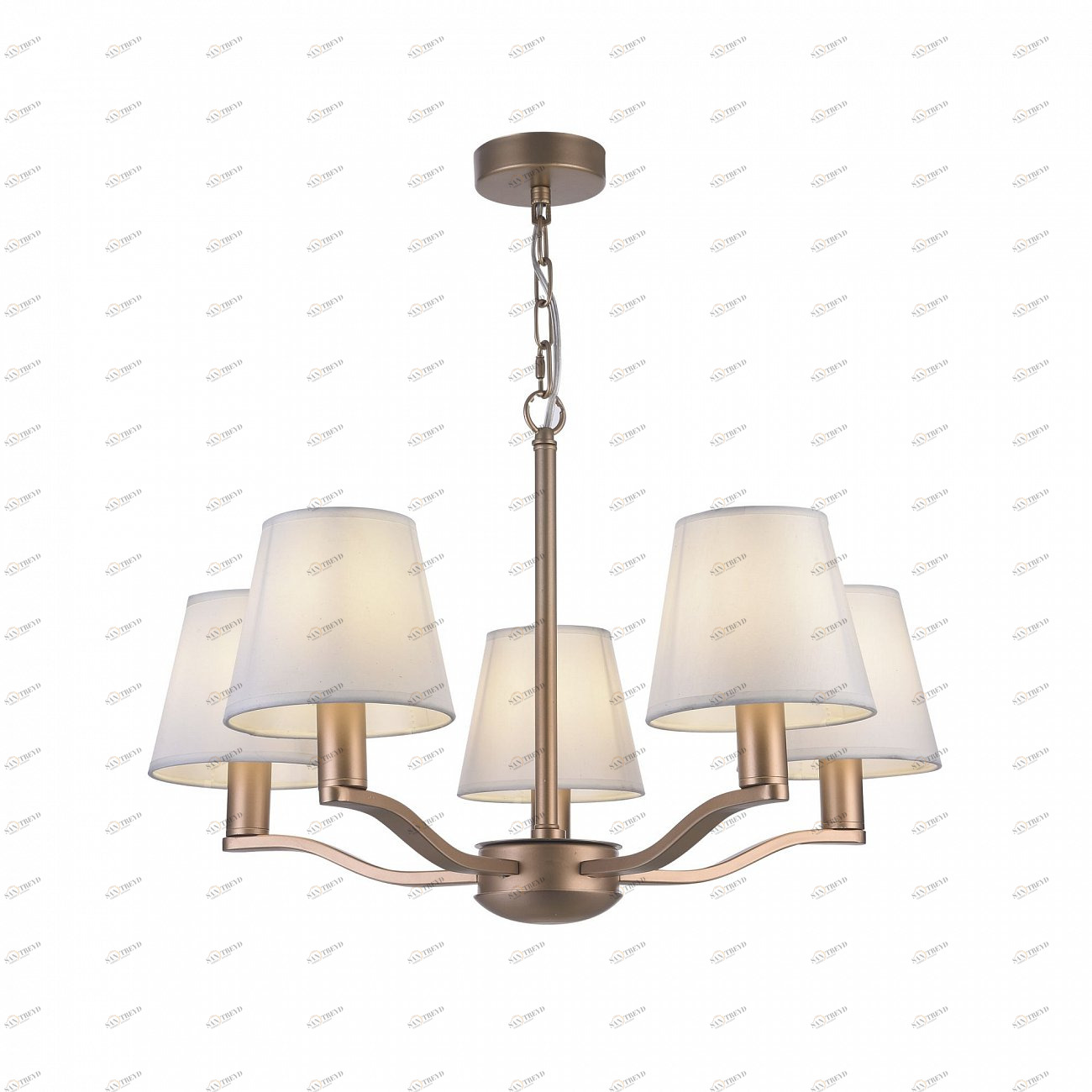 Люстра подвесная золото Marika FR5671PL-05G FREYA MODERN 00-3956375 Золото