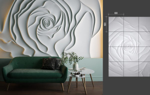 B-01 ROSE LAB.Space Барельеф