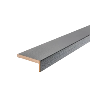 Наличник телескопический Альпика 2150x70x8 мм полипропилен цвет графит вуд 5 шт.