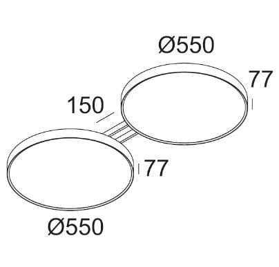 Затемняемый светодиодный подвесной светильник Deltalight Multinova ARCH-00141603 - Вид №3