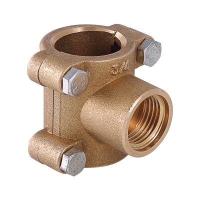 VTr.755.G.0504 Ремонтная обойма-тройник Valtec 3/4" х 1/2" х 3/4" 