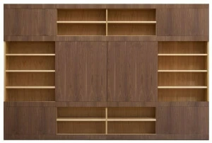 Morelato Модульный книжный шкаф из вишни и ореха  Art. fs3510597