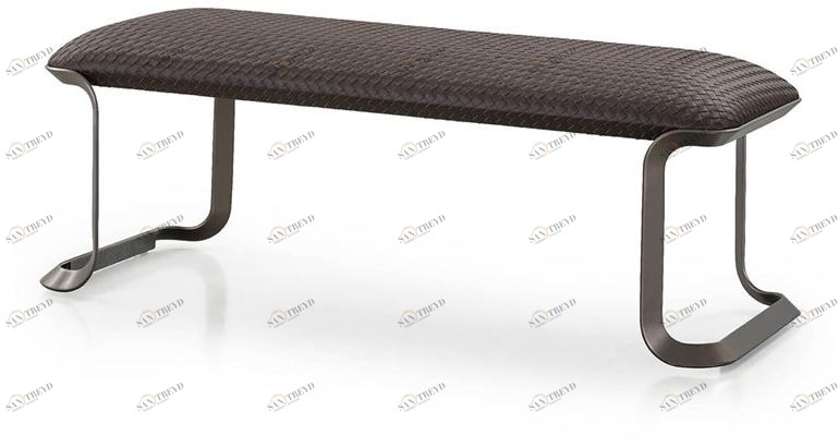 Turri Мягкая кожаная скамейка Milano sun-id-1390202