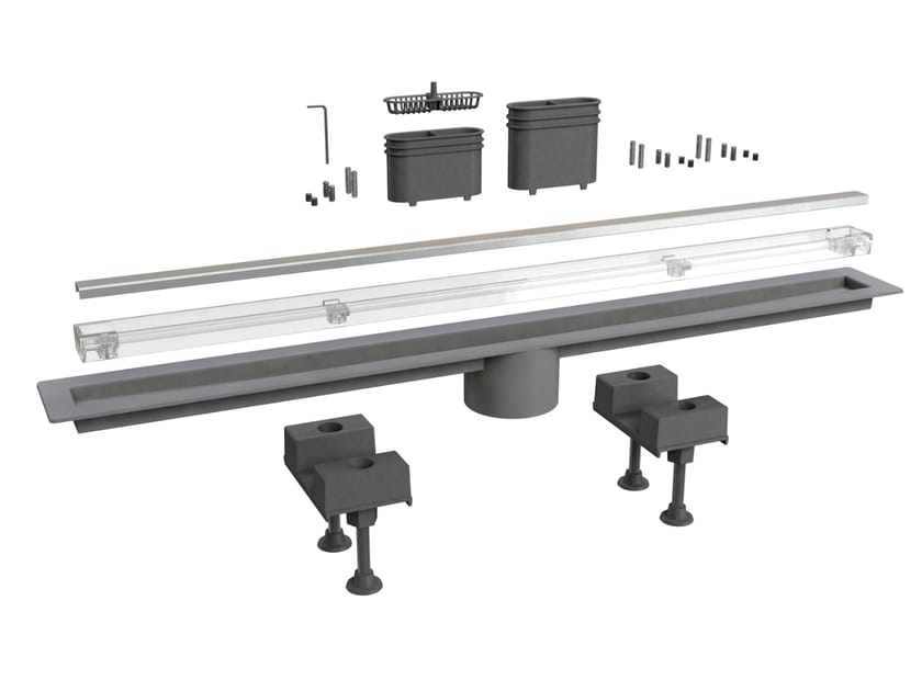 Слив для душа из нержавеющей стали Bonomini Canalissima ARCH-00059352