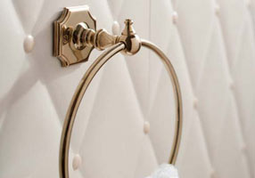 Gentry Home Держатель стакана с кристаллами Regent Темное золото GH102519 - Вид №1