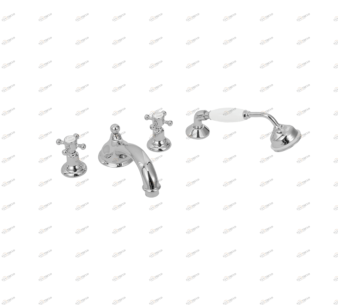 Gentry Home Центр смесителя для раковины до центра два отверстия под смеситель мм Antique Хром GH100375