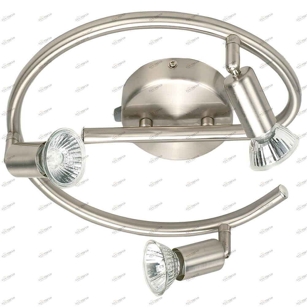 Спот потолочный серебристый матовый Globo Hot 5739-3 GLOBO HOT 00-3923785 Никель Ceramica Globo 