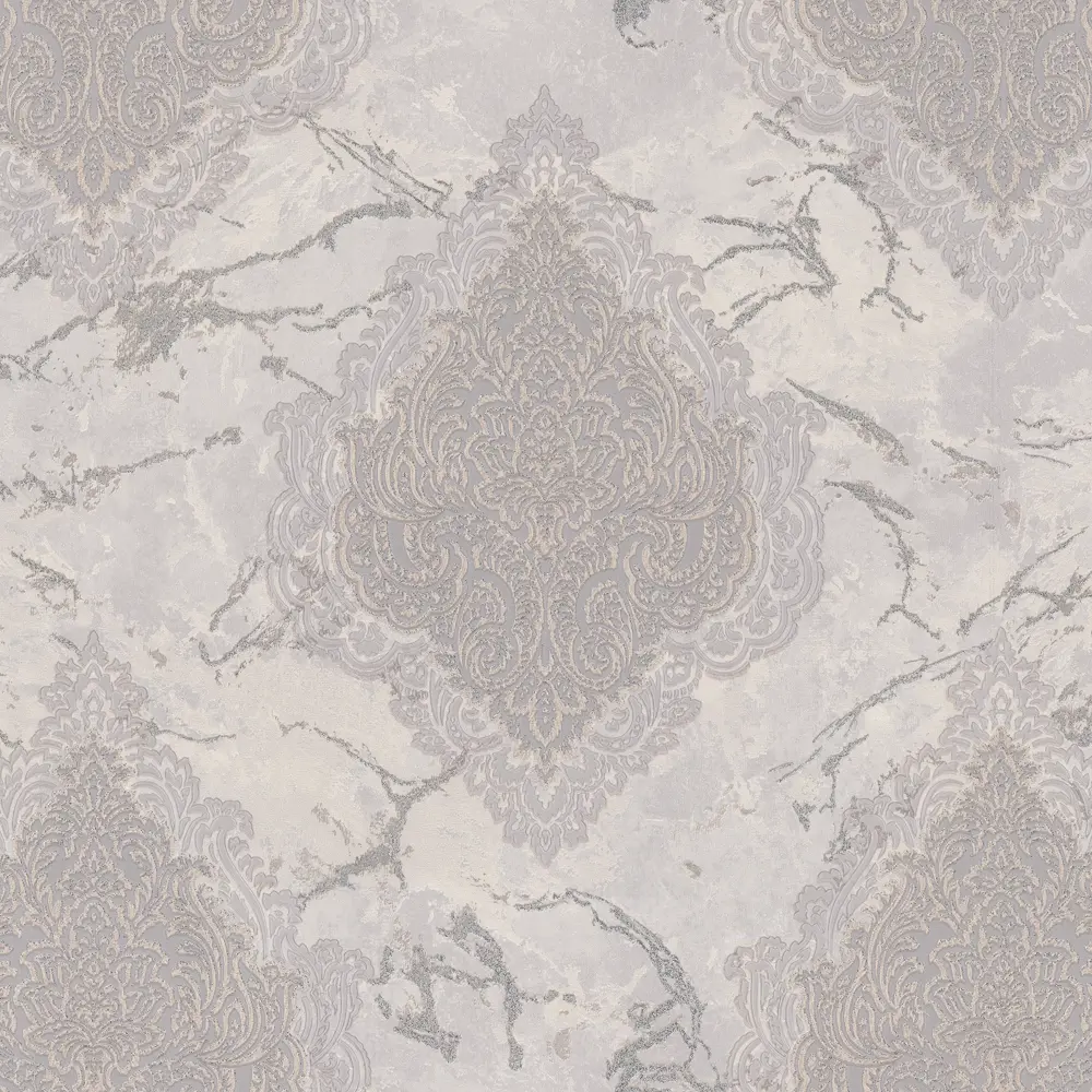 Обои флизелиновые Euro Decor Sultan светло-серые 1.06 м 7135-11 89111974 STLM-2093714 - Вид №1