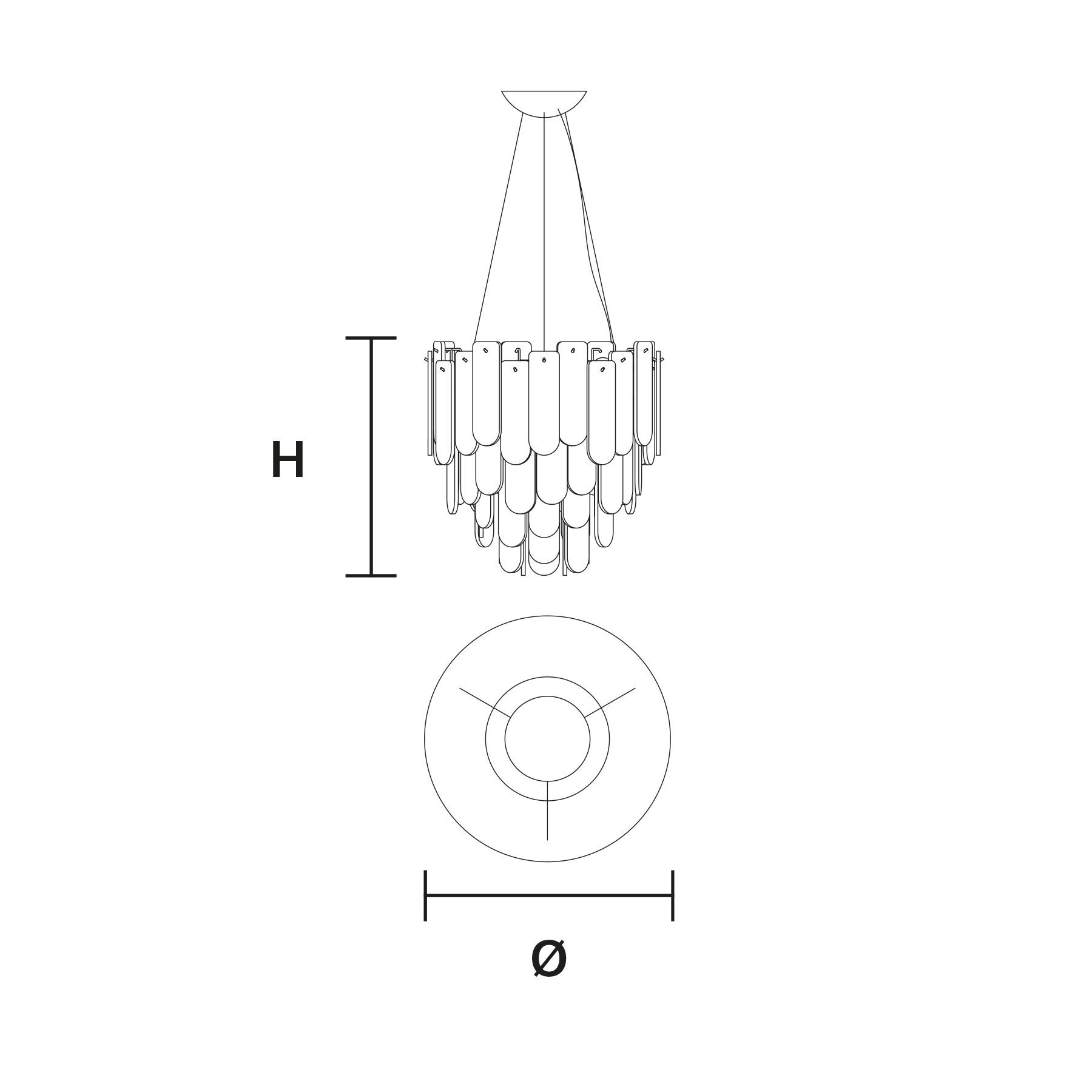 Подвесной светильник из оникса Masiero Royale ARCH-00138943 - Вид №2