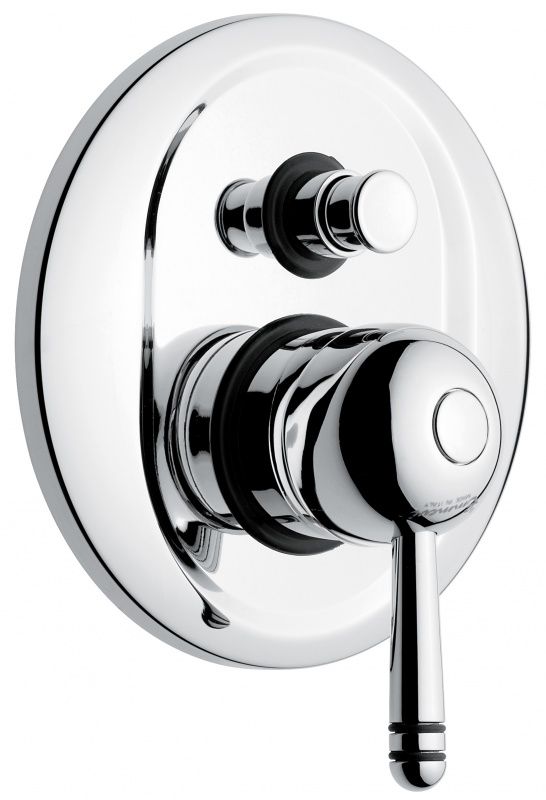 40019CR Внутристенный смеситель Laguna на 2 выхода, цвет хром EMMEVI