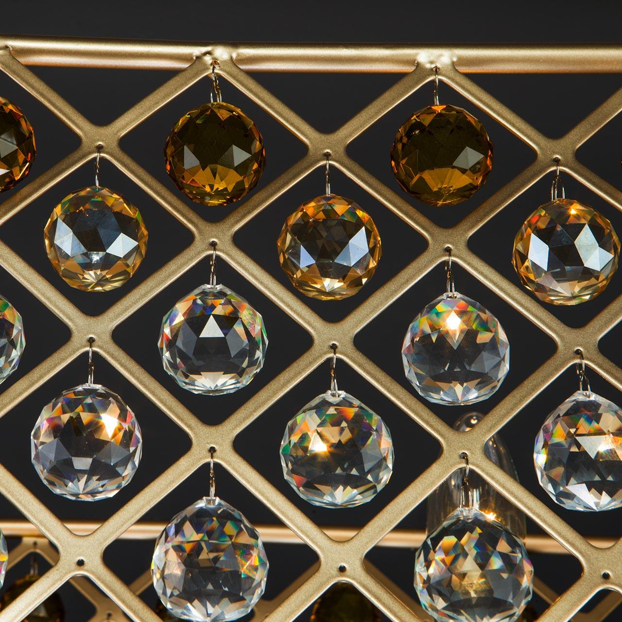 Подвесная люстра Bogates Perline 307/8 Strotskis BOGATES ДИЗАЙНЕРСКИЕ, PERLINE 312731 Желтый  - Вид №2