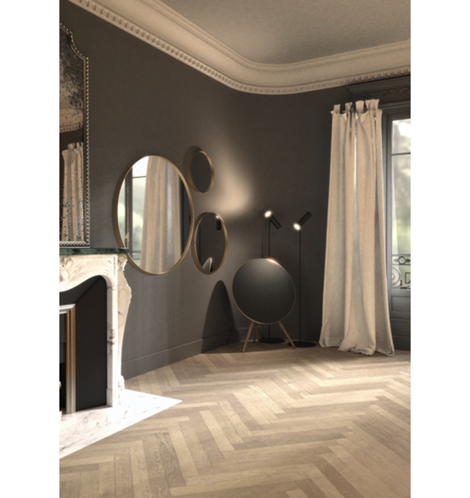 FROST Зеркало Ø100cm » золото Нержавеющая сталь Золото U4131-GO  - Вид №4