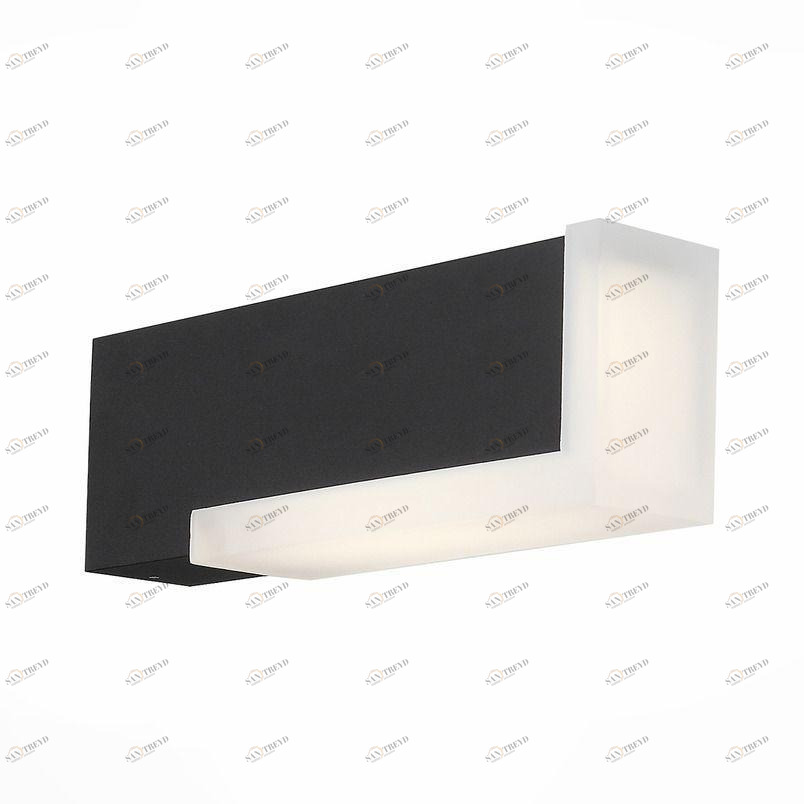 Уличный настенный светодиодный светильник ST Luce Posto SL096.401.02 ST LUCE POSTO BLACK 272276 Черный 