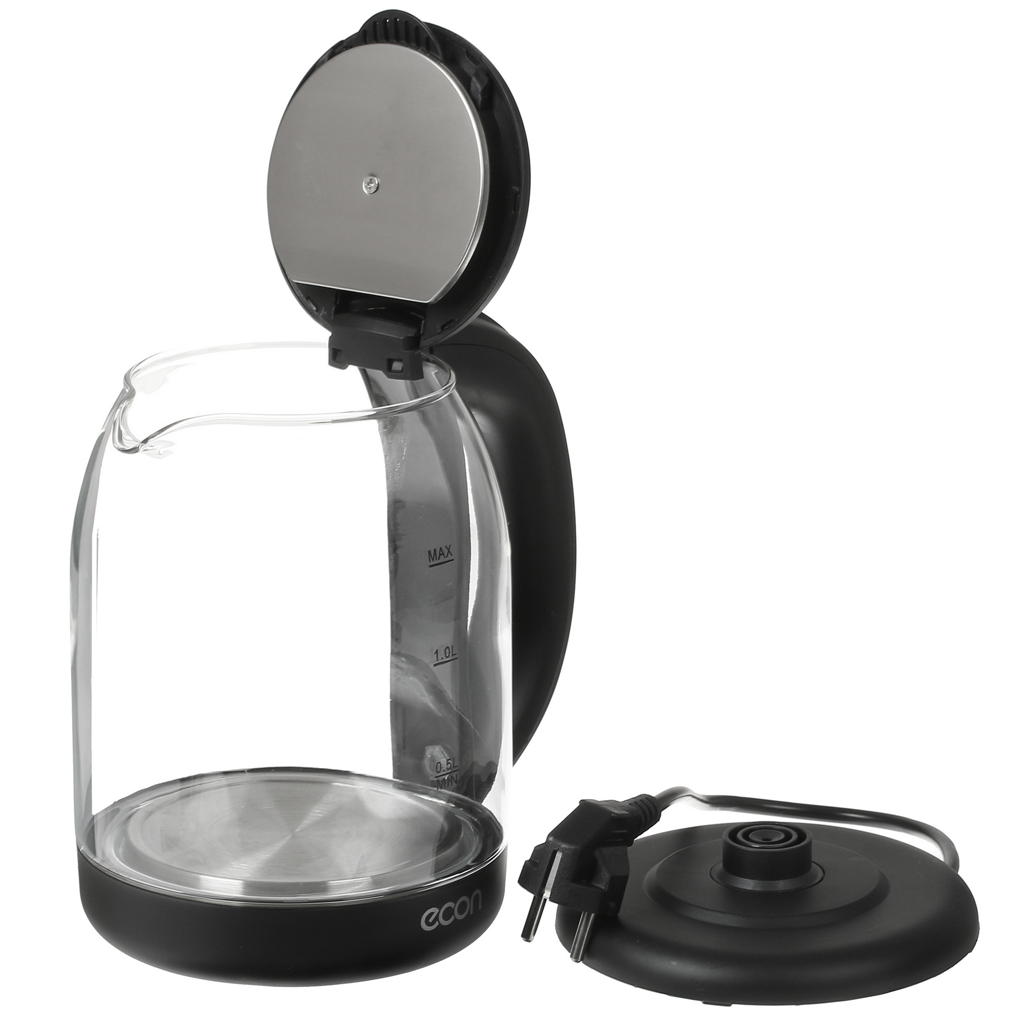 8191784 Электрочайник ECON ECO-1835KE черный STDN-0049593 - Вид №4