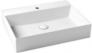 ELLP060450QM Подвесная раковина настенная прямоугольная Azzurra Ceramica Elegance белая