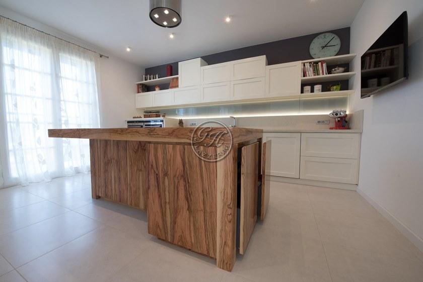 GH LAZZERINI Кухня на заказ из оливкового дерева с островом sun-id-1433522 - Вид №2