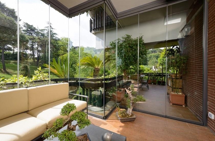 SUNROOM Складное алюминиевое окно Sistemi tuttovetro sun-id-1384371 - Вид №11