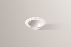 2003200400 Встраиваемая раковина, eb.k400h, белая, для простого ухода Alape серия K