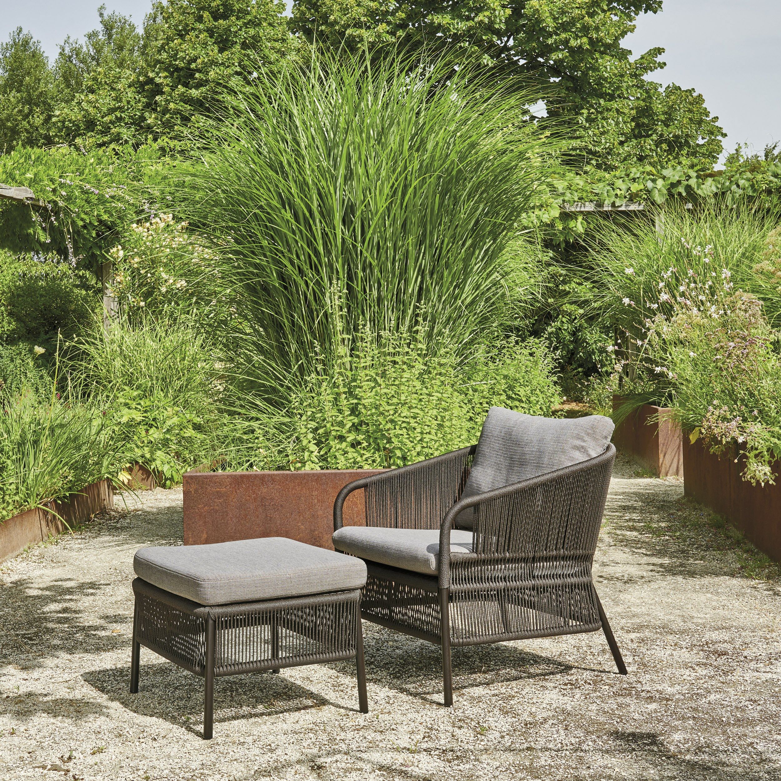 Прямоугольный садовый пуф из синтетического волокна Varaschin крикет ARCH-00124999 - Вид №1