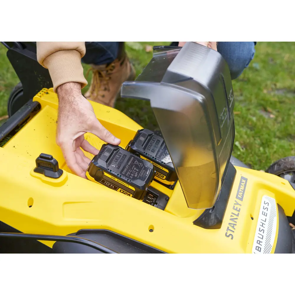 Газонокосилка аккумуляторная Stanley SFMCMWS251M-QW 36 В 51 см 2x4 Ач АКБ и ЗУ входит в комплект 84000339 STLM-2162935 Santreyd  - Вид №8