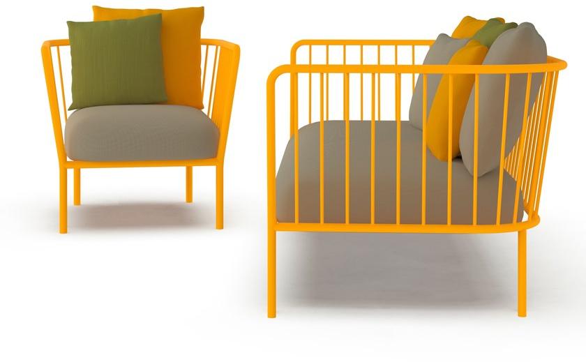 Diabla Кресло из термолакированного алюминия с подлокотниками Arp sun-id-1477853 - Вид №3