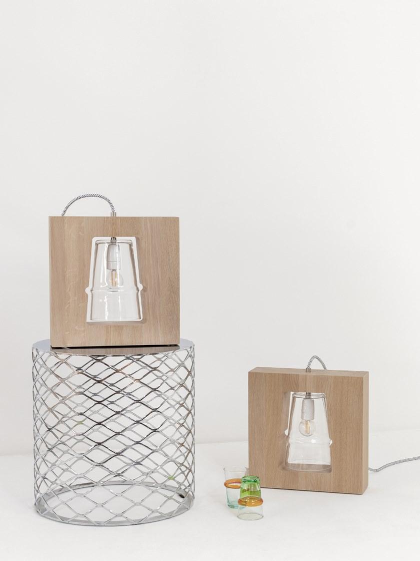 Hind Rabii Светодиодная настольная лампа из дуба Belle d'i empreinte sun-id-1355230 - Вид №1