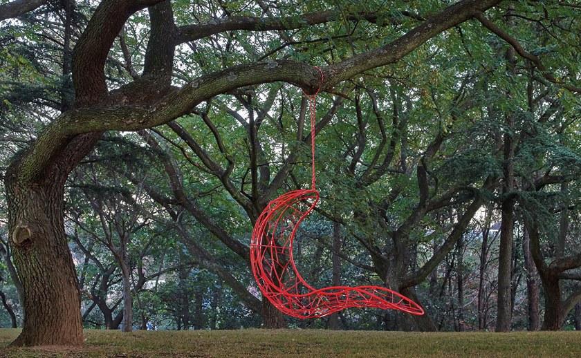 Studio Stirling Подвесное сиденье с 1 сиденьем из стали с порошковым покрытием Recliner sun-id-1408356 - Вид №11