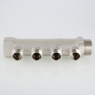 VTc.500.N.0604 Коллектор с наружной резьбой Valtec 1", 4 х 1/2"  - Вид №8