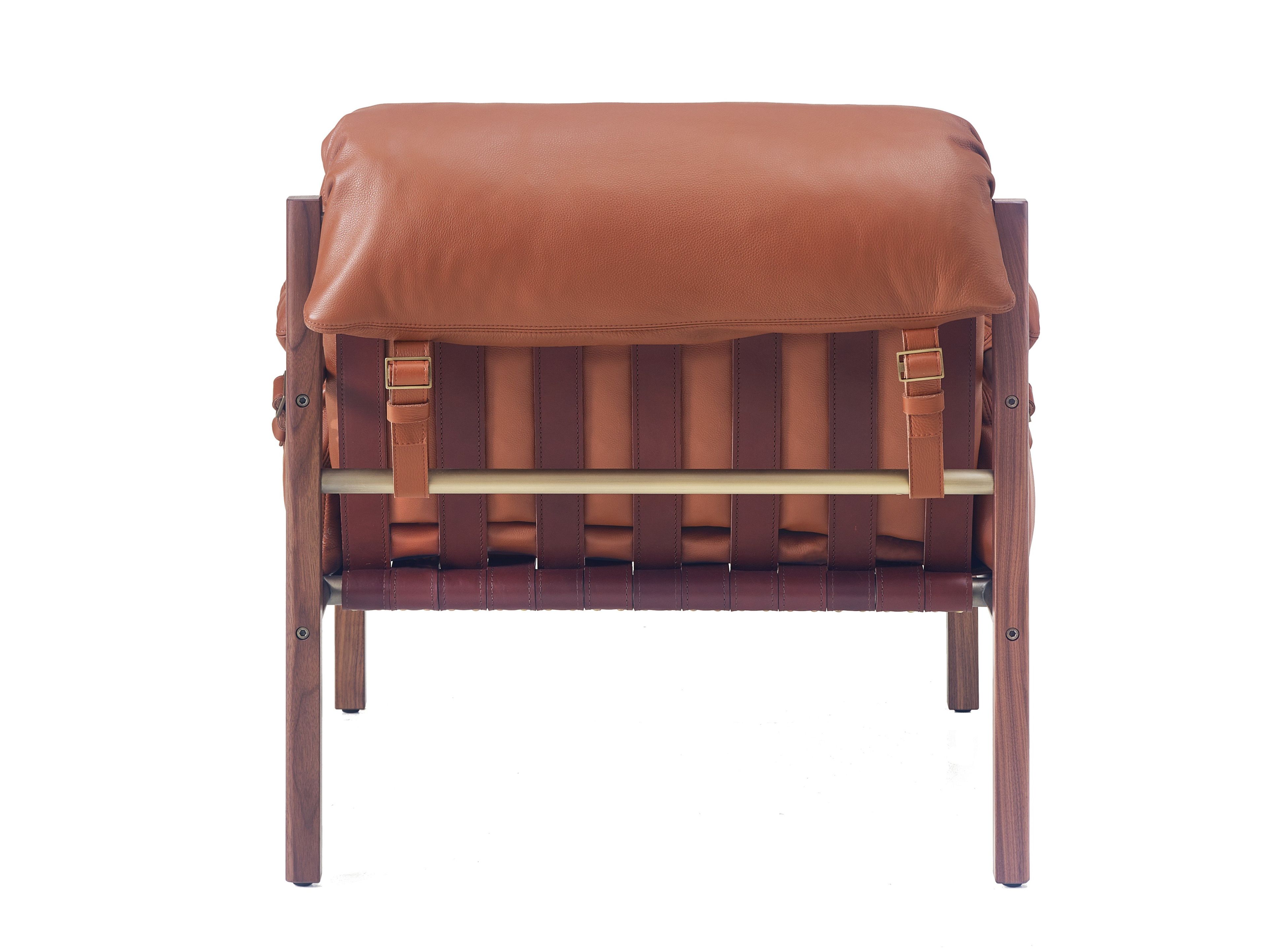 Кожаное клубное кресло с подлокотниками BassamFellows Слинг ARCH-00103401 - Вид №4