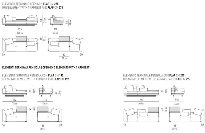 Minotti Модульный тканевый диван Connery sun-id-1465337 - Вид №22